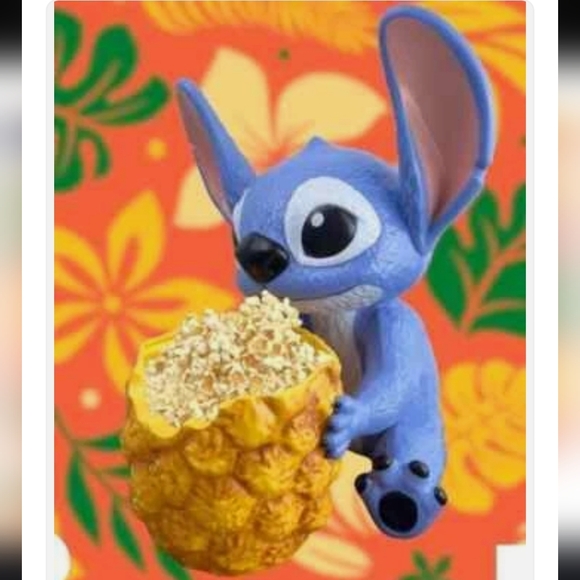 '25 Exclusive Disney Lilo & Stitch Pineapple Popcorn Bucket & Coconut Head Cup - Picture 4 of 4